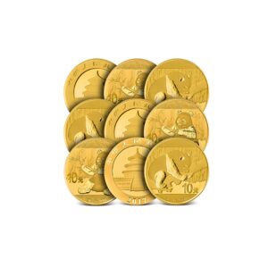 1/20 oz Chinese Gold Panda Coin (Random Year, Unsealed)