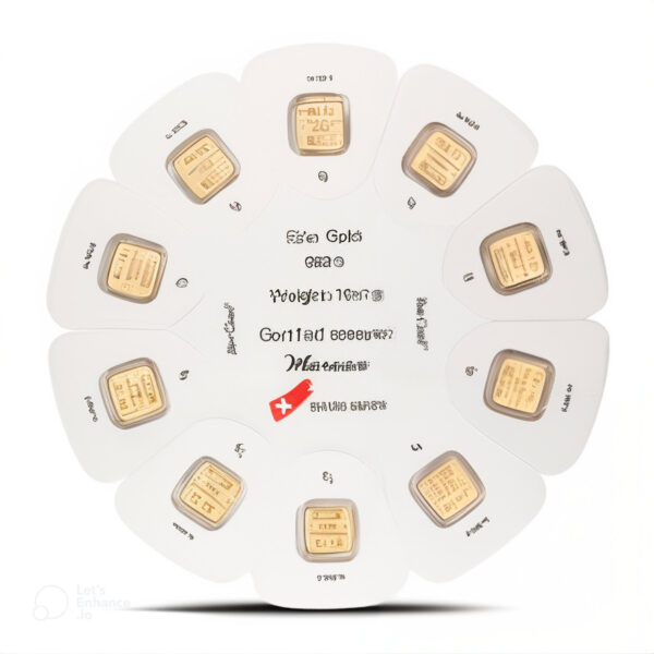 10 Gram Gold Argor Heraeus Goldseed Bar (10x1g w/ Assay) - Image 2