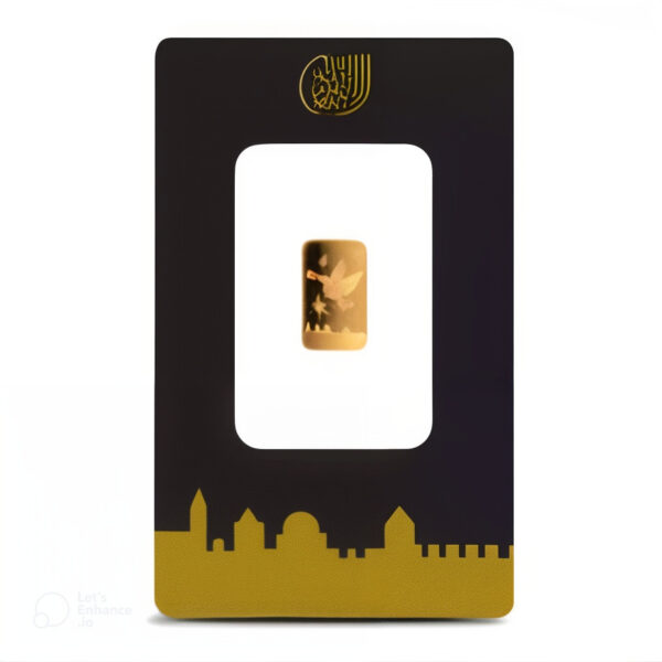 1 Gram The Holy Land Mint Gold Bar (New w/ Assay)