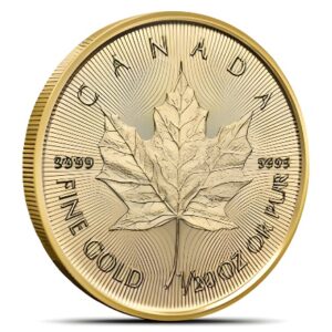 2024 1/20 oz Canadian Gold Maple Leaf Coin (BU)