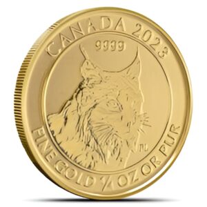 2023 1/4 oz Reverse Proof Canadian Gold Lynx Coin