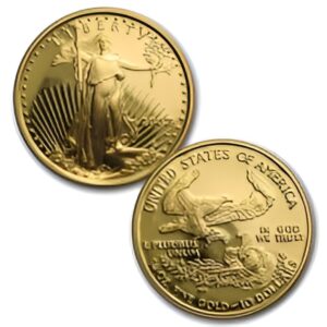 2007-W 4-Coin Proof American Gold Eagle Set (Box + CoA)