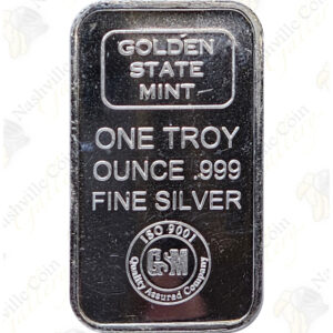 1 oz GSM Silver Bar (New)