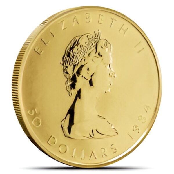 1984 Canadian Maple Leaf 1 oz Gold Coin - Image 2