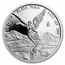 2023 1/4 oz Proof Mexican Silver Libertad Coin (In Capsule)
