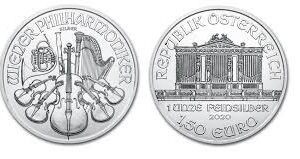 2020 1 oz Austrian Silver Philharmonic Coin