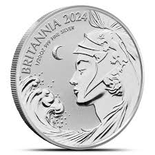 2024 Reverse Frosted Proof British Silver Britannia 4-Coin Set (Box + CoA)