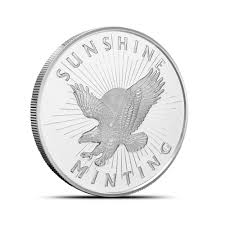 1/2 oz Sunshine Silver Round (New, MintMark SI)