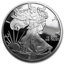 1 oz Sunshine Walking Liberty Silver Round (New, MintMark SI)