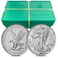 2024 1 oz American Silver Eagle Monster Box (500 Coins, BU)