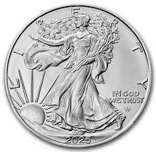 2025 1 oz American Silver Eagle Coin (BU)