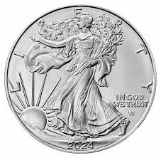 2024 1 oz American Silver Eagle Coin (BU)