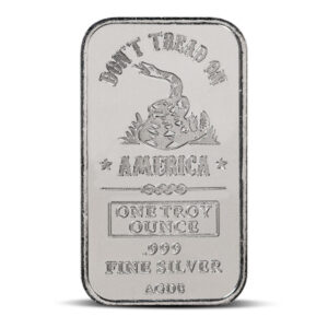 1 oz D’Anconia Silver Don’t Tread on America Bar (New)