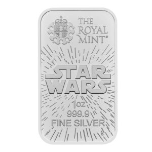 1 oz The Royal Mint Silver Star Wars Light Side Bar (New)