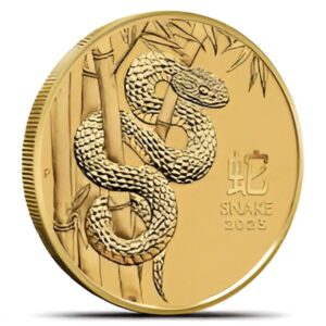 2025 1/20 oz Australian Gold Lunar Snake Coin (BU)H