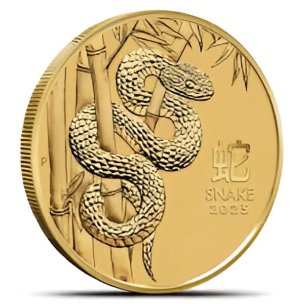 2025 1/20 oz Australian Gold Lunar Snake Coin (BU)H