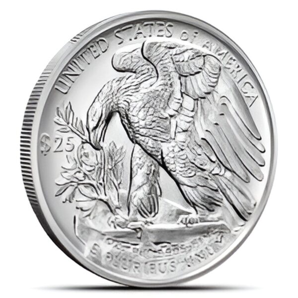 2023-W 1 oz Burnished American Palladium Eagle Coin (Box + CoA) - Image 2