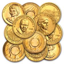 1/2 oz US Mint Commemorative Arts Gold Medal Random
