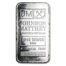 5 oz Silver Bars – Secondary Market (Random Assorted)