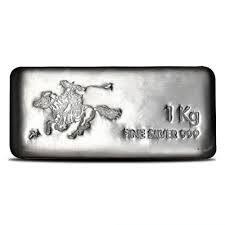 1 Kilo SilverTowne Pony Silver Bar (New)
