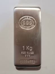 1 Kilo JBR Silver Bar (New)